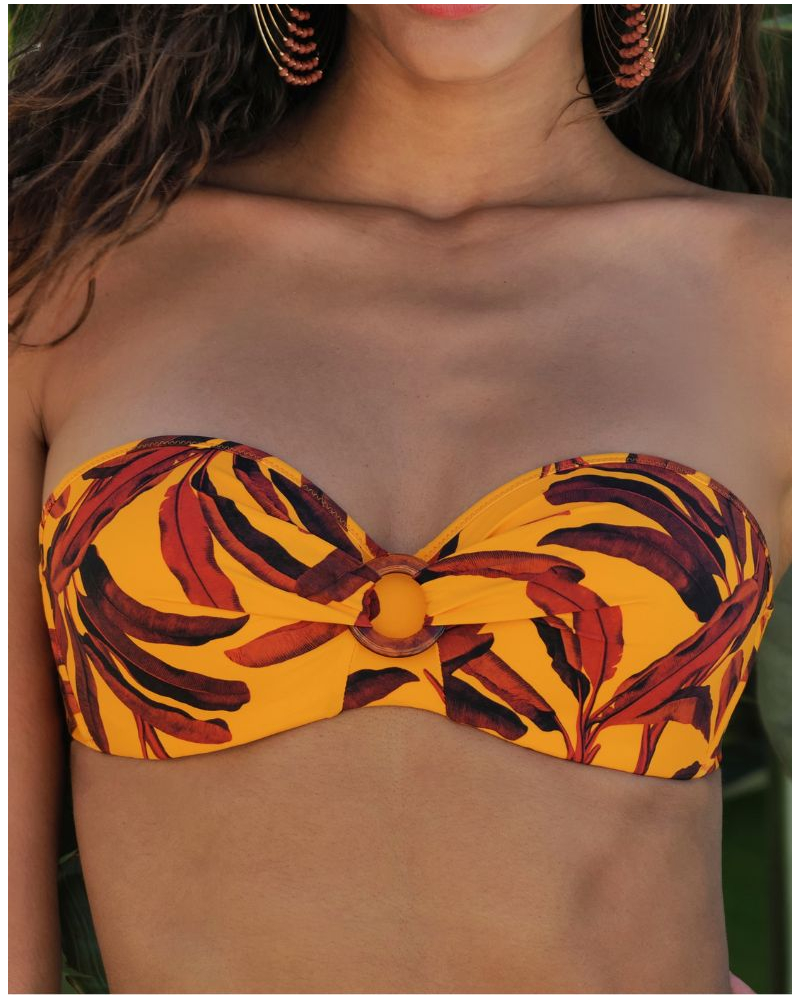 Bandeau de baño con copa Antigel La Mélanésia (Jaune Banane)