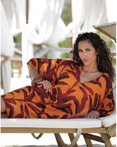 Beach tunic Antigel La Mélanésia (Jaune Banane)