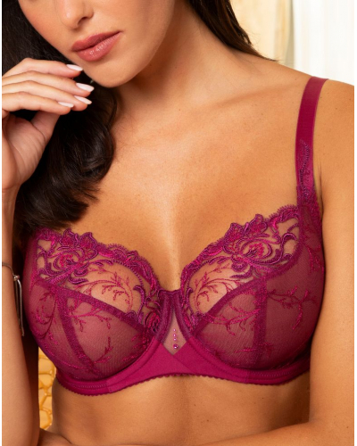 Soutien-gorge corbeille bien-être Lise Charmel Source Beauté (Source Amarante)