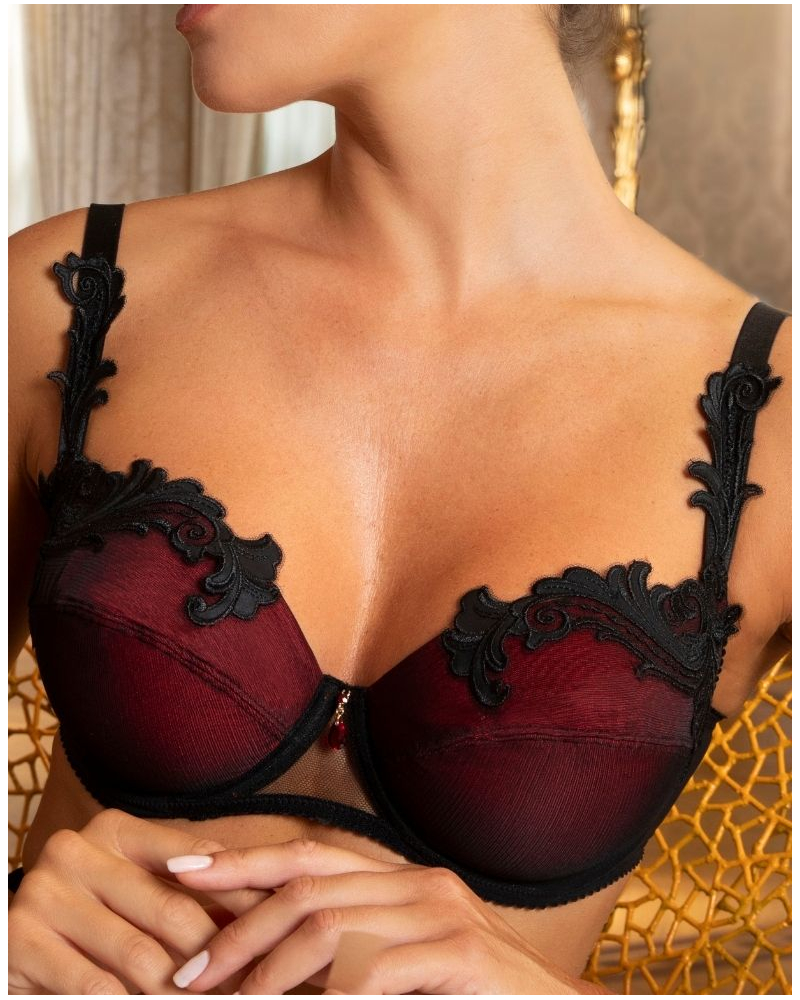 Sujetador corbeille bienestar Lise Charmel Bellissime Inconnue (Ombre Rouge)