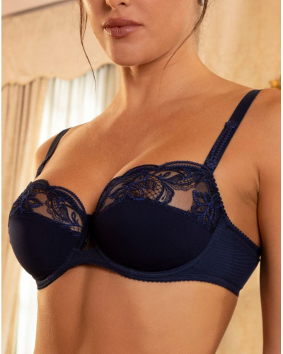 Well-being demi bra Lise Charmel Eclat Couture (Bleu Night)