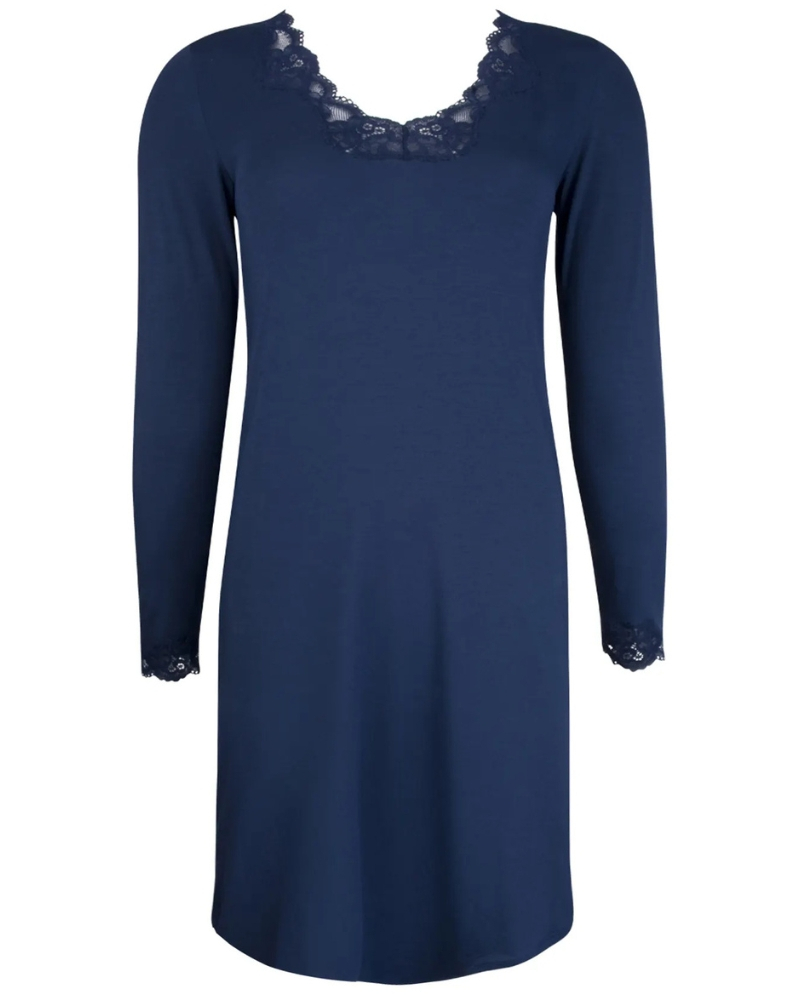 Nuisette manches longues col en V Antigel Simply Perfect (Bleu Marine)