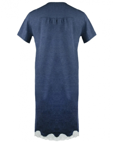 Nightdress short sleeve Antigel Simply Perfect (Bleu Chiné Nacre)