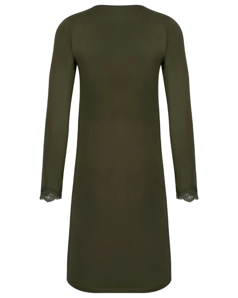 Nightdress long sleeves V-neck Antigel Simply Perfect (Eclat Aventure)