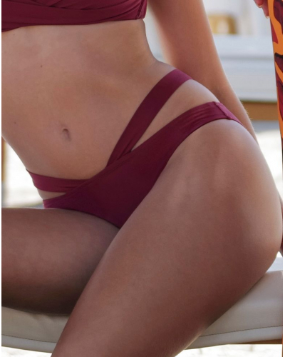 Calzoncillo de baño seducción Antigel La Chiquissima (Prune)