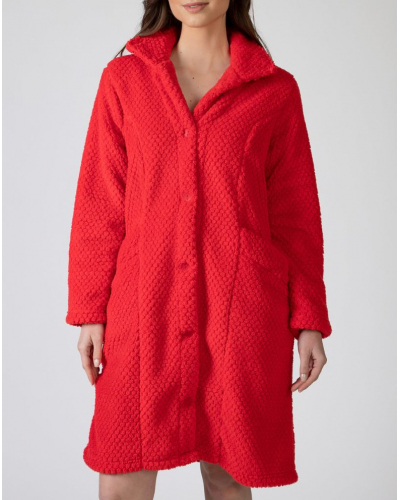 Robe de chambre polaire Massana (Rouge)
