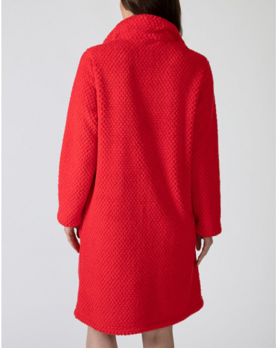 Robe de chambre polaire Massana (Rouge)