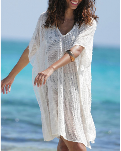 Poncho Antigel La Sexy Résille (Nacre Résille)