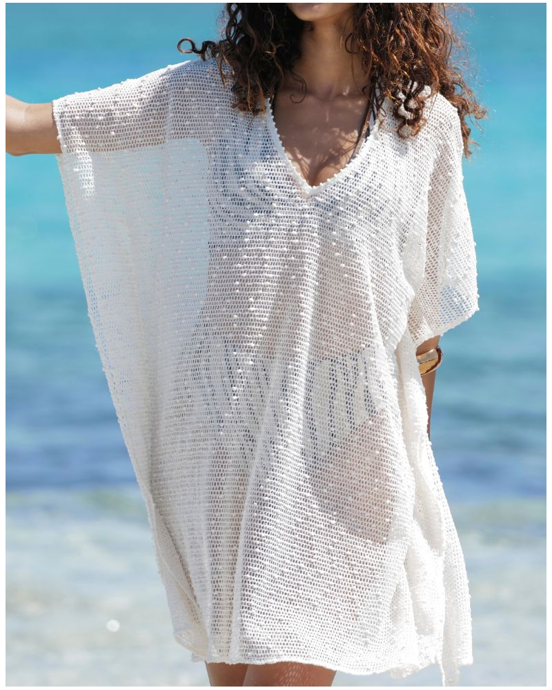 Poncho Antigel La Sexy Résille (Nacre Résille)