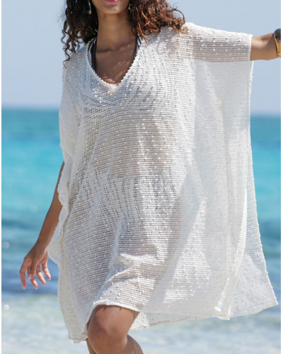 Poncho Antigel La Sexy Résille (Nacre Résille)