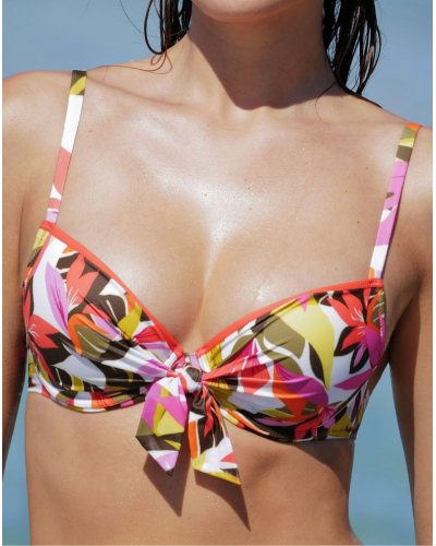 Soutien-gorge coque de bain Antigel La Radieuse (Blanc Canopée)