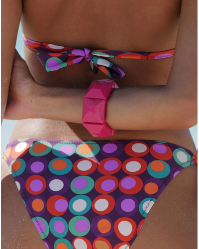 Triangle bath bra Antigel La Pois Disco (Pois Hippie)