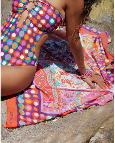 Pareo 100% algodón Antigel La Pois Disco (Pois Hippie)