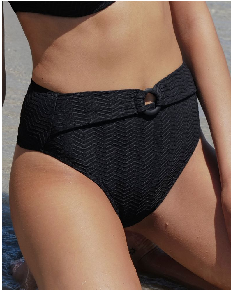 Culotte de bain emboîtante Antigel La ZigZag (Noir)