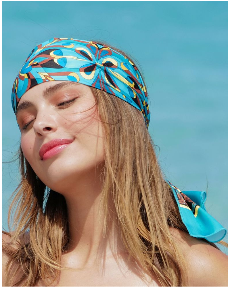 Paréo Antigel La Psychédélique (Bleu Vibrant)