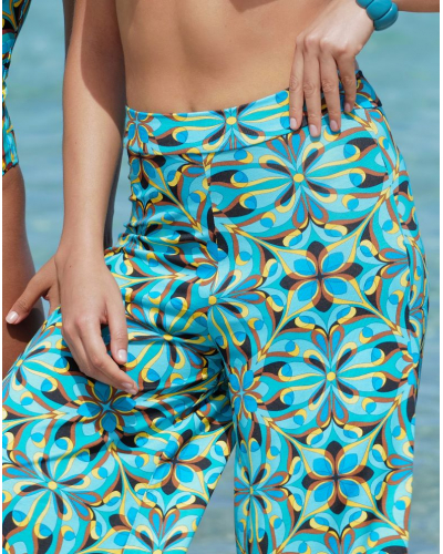 Skirt pants Antigel La Psychédélique (Bleu Vibrant)