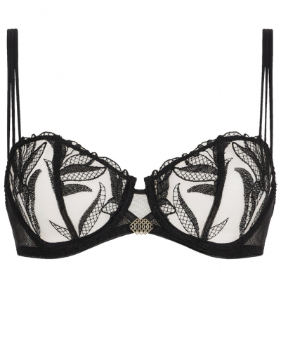 Underwired demi bra Aubade Sweet Euphoria (Black)
