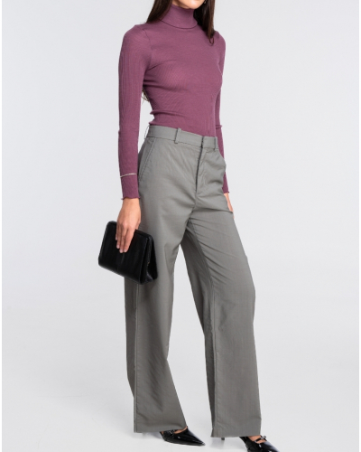 Pull col roulé laine et soie Oscalito 3438 (Agata)