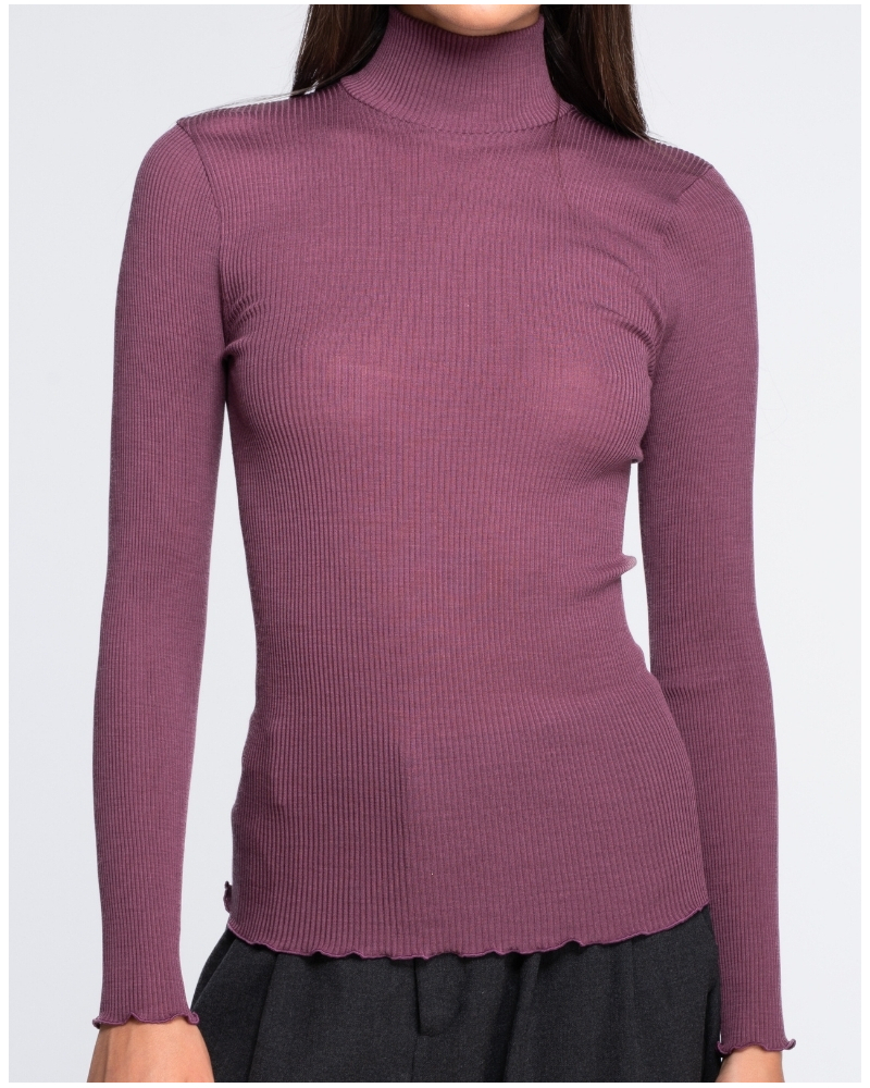 Funnel Collar Sweater wool and silk Oscalito 3429 (Agata)