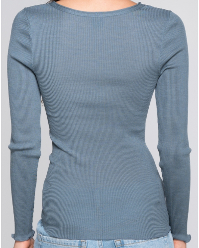Round Collar Top wool and silk Oscalito 3446R (Zucchero)