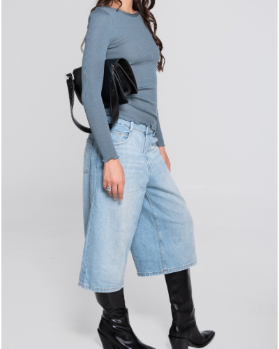 Round Collar Top wool and silk Oscalito 3446R (Zucchero)