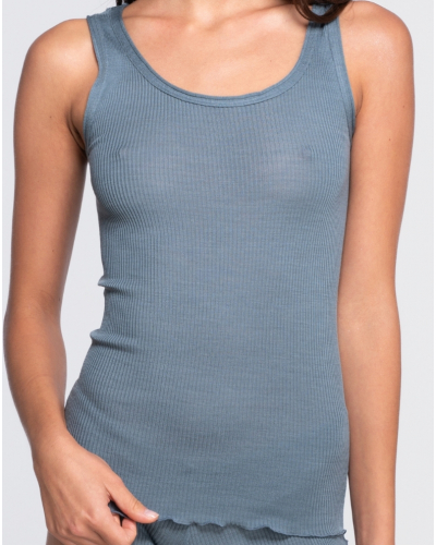 Oscalito wool and silk Tank Top 3442R (Zucchero)
