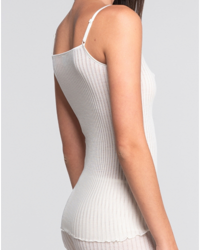 Top wool and silk Leavers Oscalito 7646 (Champagne)