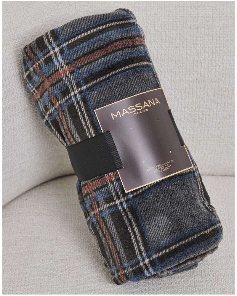 Plaid Massana Quadrillé W21 (Multicolore)