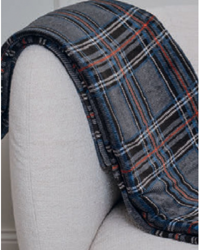 Throw Checked Massana W21 (Multicolore)