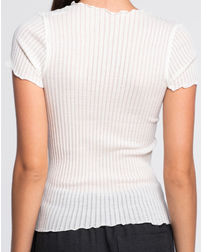 T-shirt laine et soie Oscalito 7493 (Champagne)