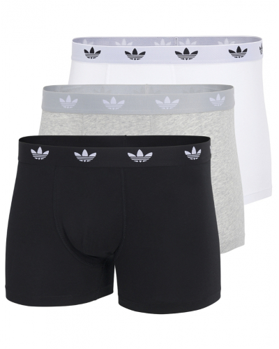 Pack of 3 boxers Adidas Confort Flex Coton (Noir/Blanc/Gris)