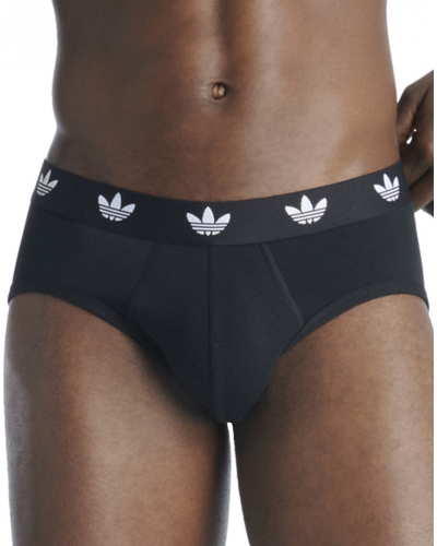 Paquete de 3 calzoncillos Adidas Comfort Flex Cotton (Noir/Blanc/Gris)