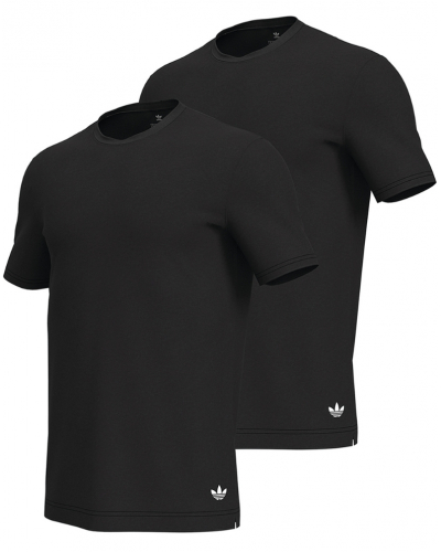 Pack of 2 crew neck T-shirts Adidas Comfort Core Cotton (Black)