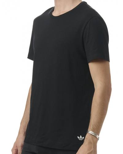 Pack of 2 crew neck T-shirts Adidas Comfort Core Cotton (Black)