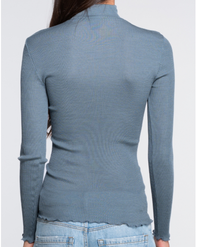 Funnel Collar Sweater wool and silk Oscalito 3429 (Zucchero)