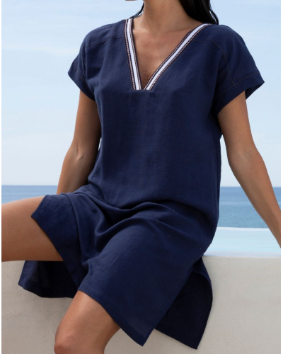 Beach tunic Lise Charmel Cordage Précieux (Cordage Navy)
