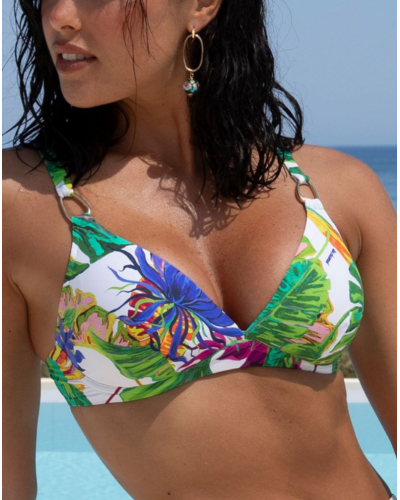 Soutien-gorge de bain armatures triangle Lise Charmel Eblouissant Eden (Symphonie Eden)