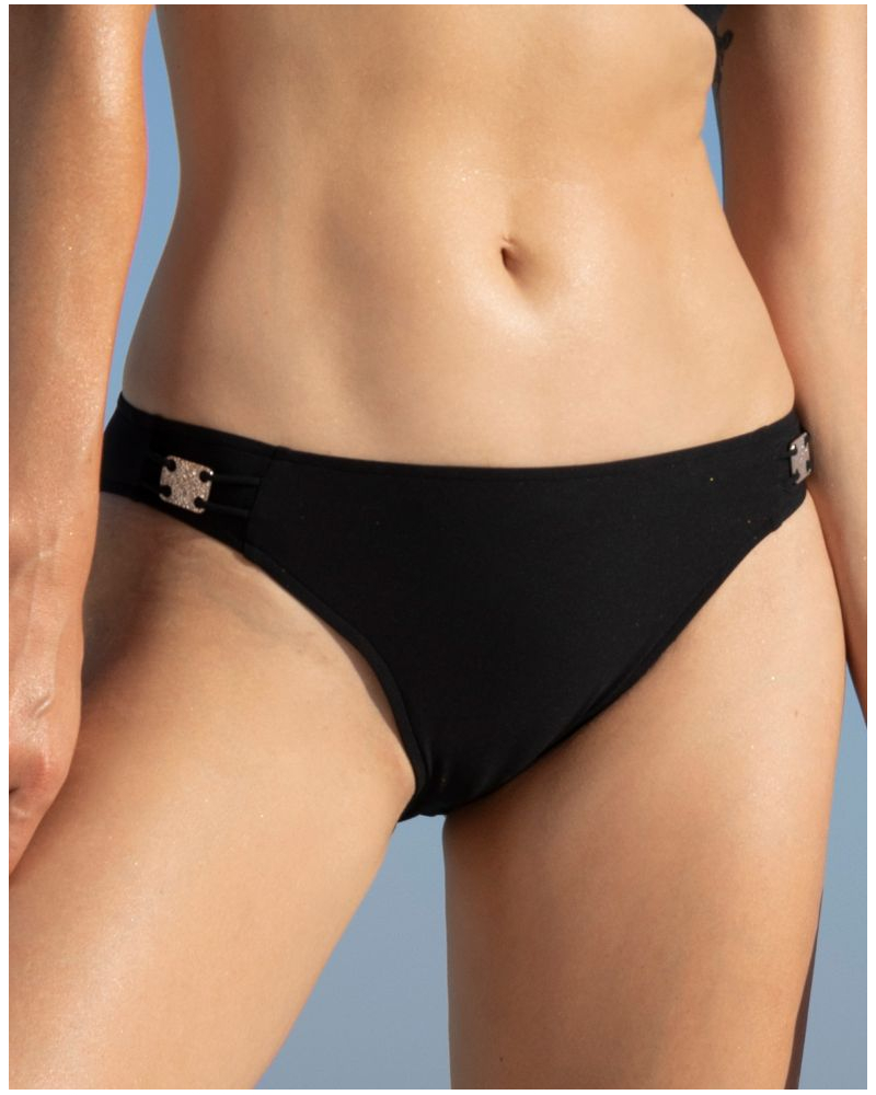 Low waist bath brief Lise Charmel Eclat d'Argent (Noir Argent)
