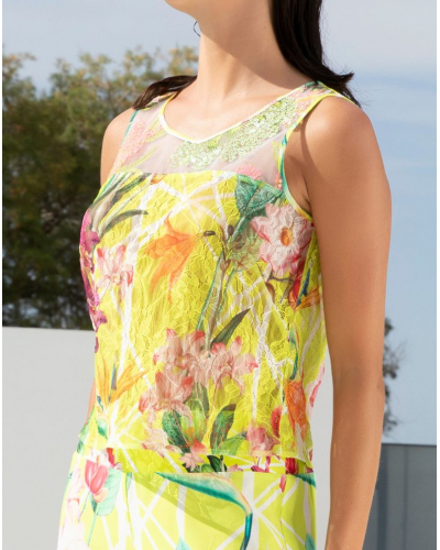 Top Lise Charmel Fleurs Splendeur (Splendeur Lime)