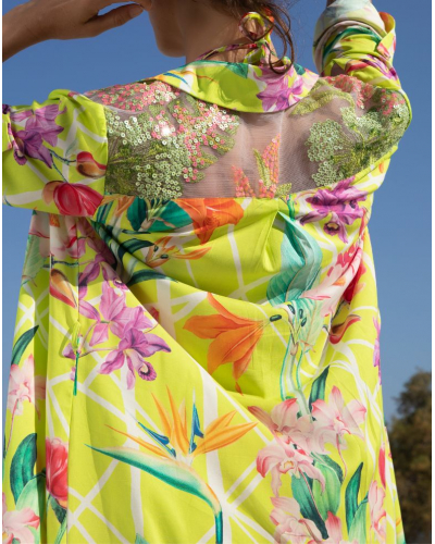 Chemise de plage Lise Charmel Fleurs Splendeur (Splendeur Lime)