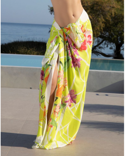 Paréo Lise Charmel Fleurs Splendeur (Splendeur Lime)