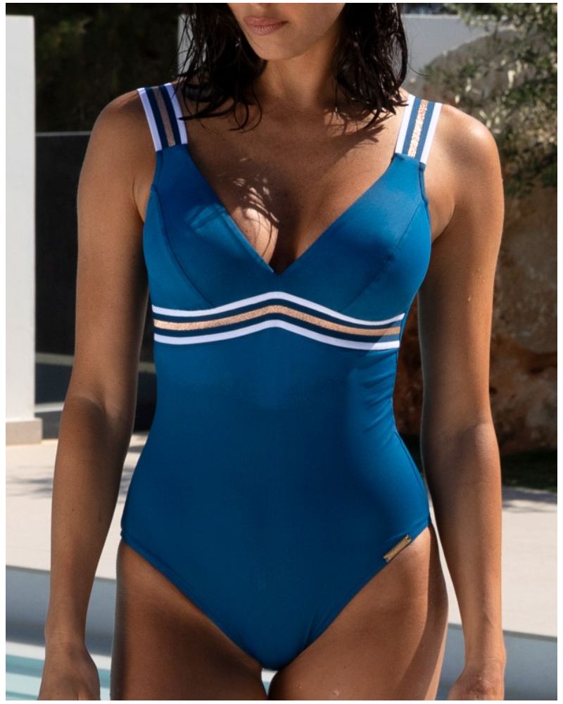 One-piece opened support swimsuit Lise Charmel Energie Nautique (Atlantis Nautique)