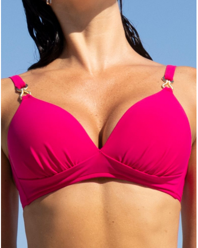 Soutien-gorge de bain coque sans armature Lise Charmel Sillage Couture (Fuschia Sillage)