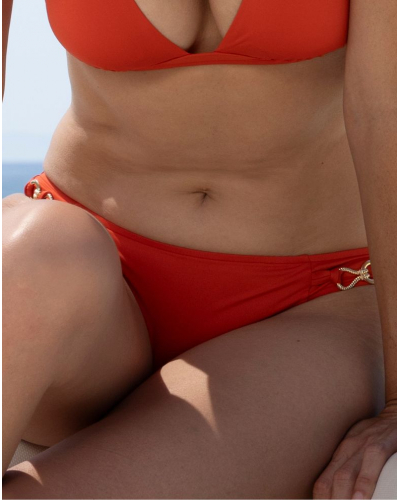 Calzoncillo de baño cintura baja Lise Charmel Sillage Couture (Orange Sillage)