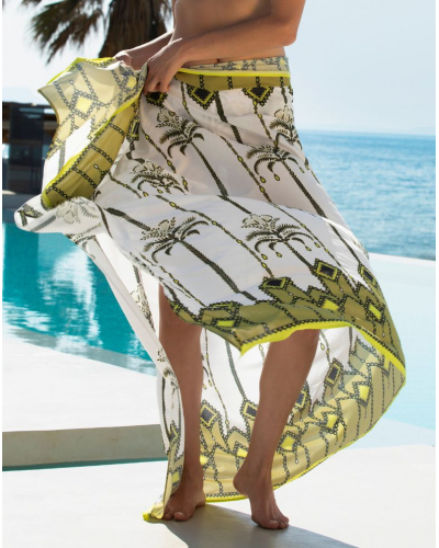 Paréo Lise Charmel Palmier Audace (Kaki Audace)