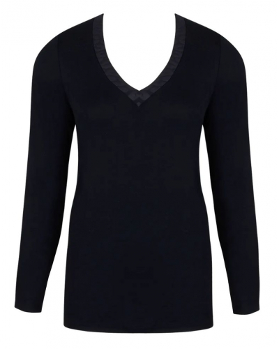 Camiseta mangas largas Atelier Sensualité Fauve (Negro)