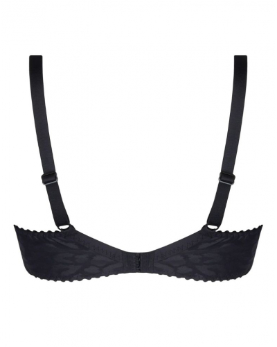 Wellness underwired triangle bra Antigel Sensualité Fauve (Black)