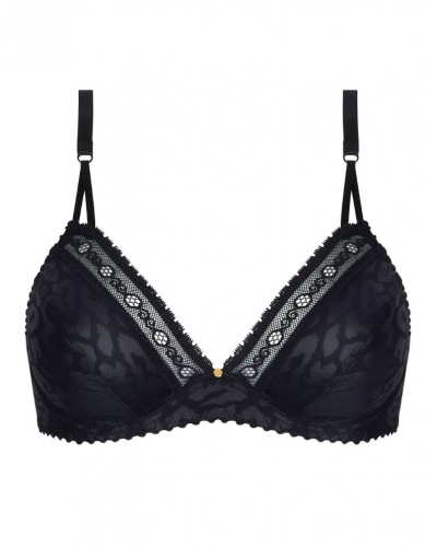 Triangle bra Antigel Sensualité Fauve (Black)