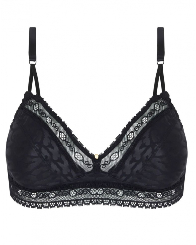 Soutien-gorge sans armature Antigel Sensualité Fauve (Noir)