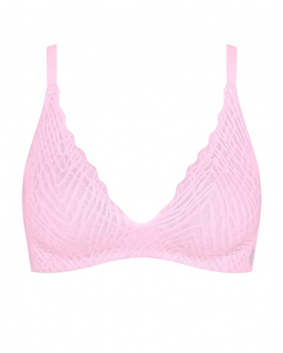 Wireless push-up bra Sloggi Zero Feel Bliss (Floral Pink)